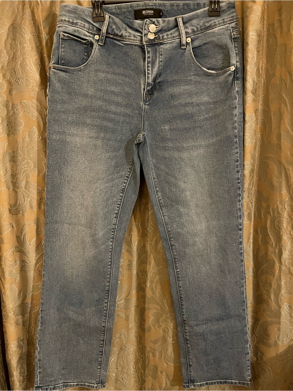 Hudson Jeans Men’s Light Wash Slim Straight Denim